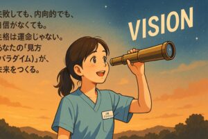 ビジョンに向かって自分を成長させるナース